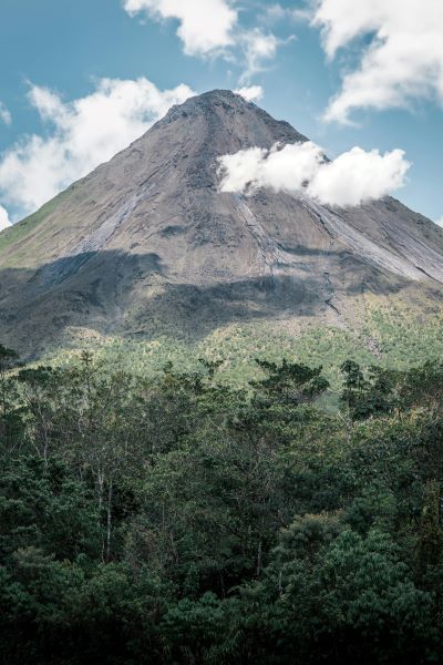 costa-rica Forest and Volcano Mountain in Costa Rica