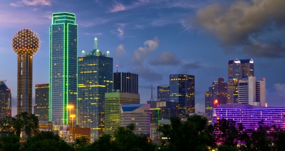 Dallas Dallas Texas Skyline